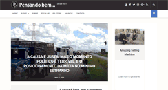 Desktop Screenshot of blogpensandobem.com